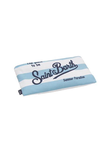 Telo mare MC2 Saint Barth Aidan AID000102308H31 Fantasia stripes pop celeste e bianco MC2 SAINT BARTH | Teli mare | AID000102308H31